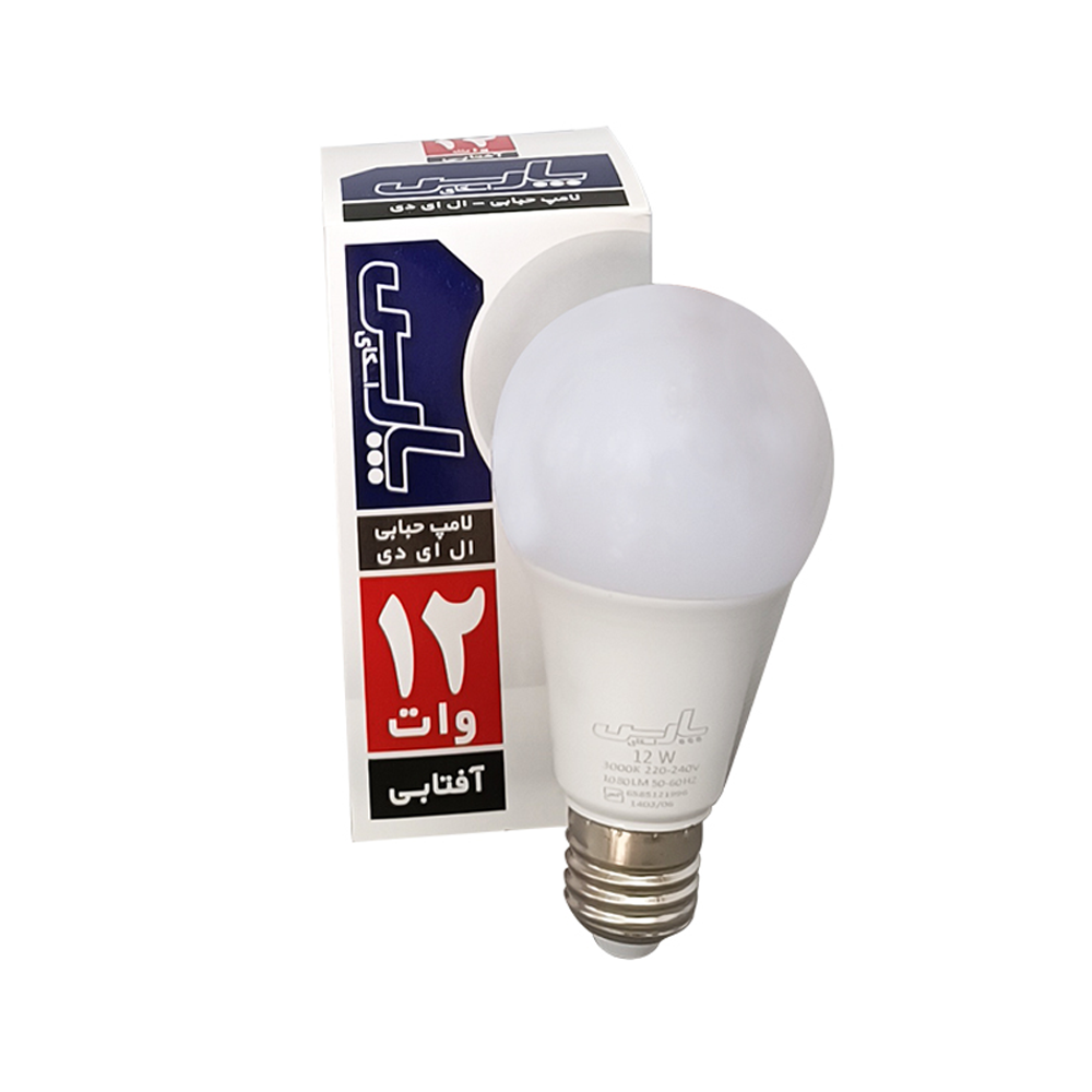لامپ LED حبابی 12 وات E27 آفتابی پارس اسکای