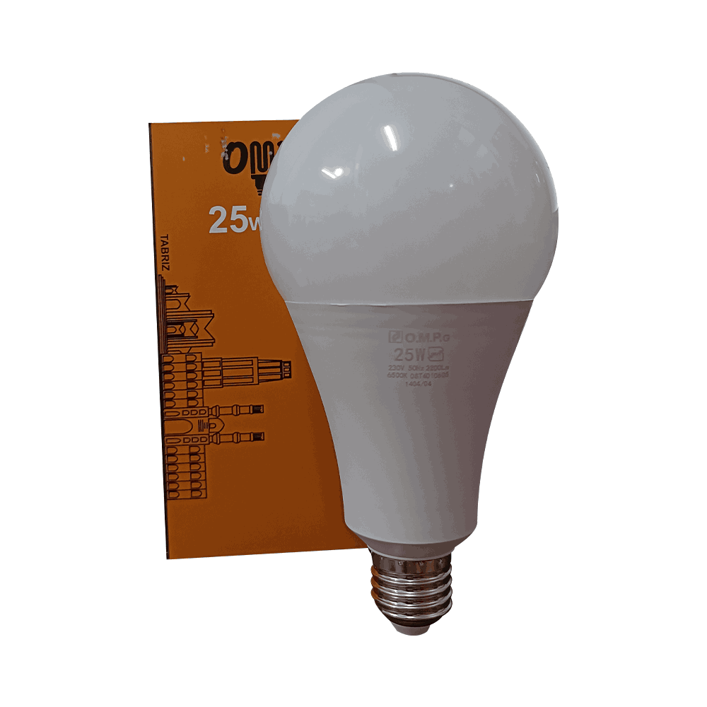 لامپ LED حبابی 25 وات E27 مهتابی امید پدیده