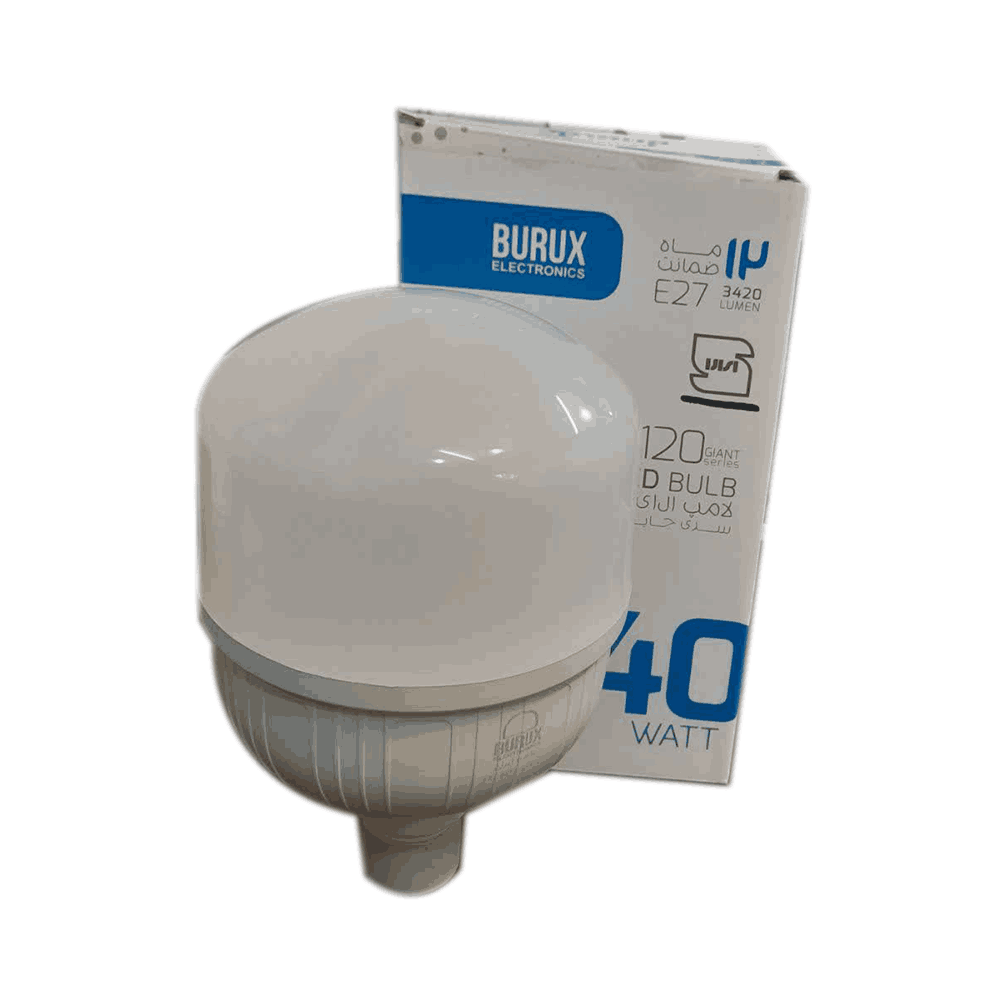 لامپ LED استوانه 40 وات E27 آفتابی بروکس