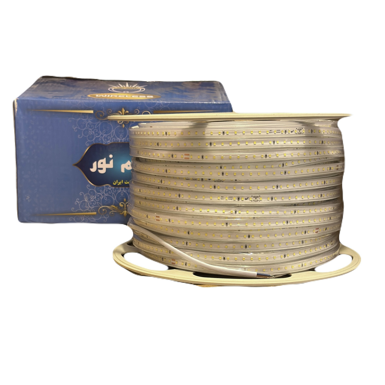 ریسه شلنگی وایرلس SMD تراکم 120 یخی پلاس خاتم نور(مدل 2835)