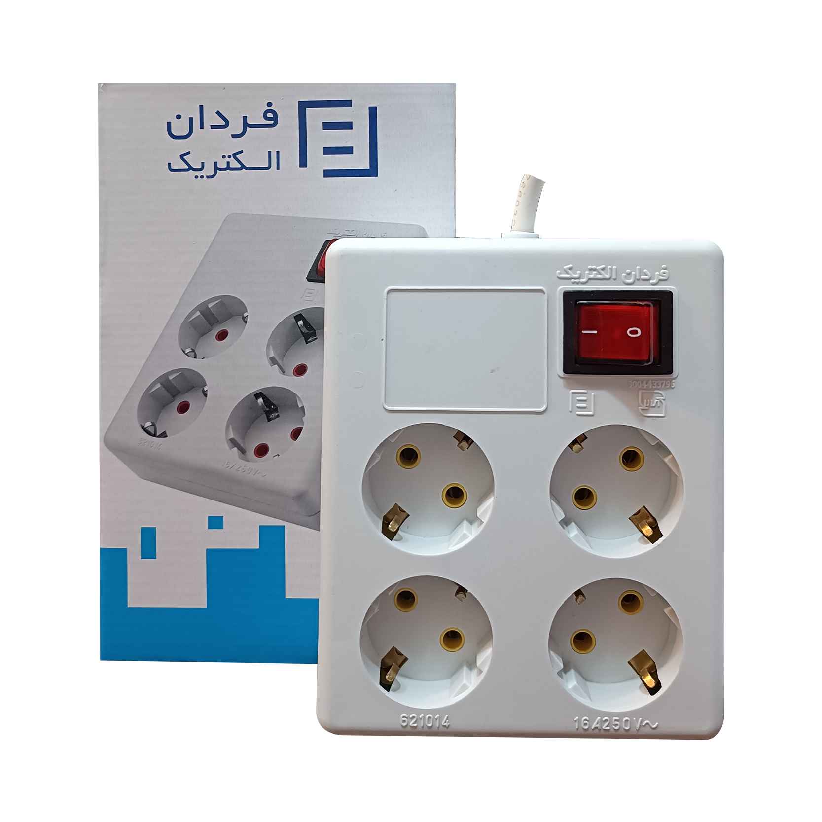 رابط ارت دار کلید دار 4 خانه 1/8 متر مربع 10 آمپر فردان (شهاب)